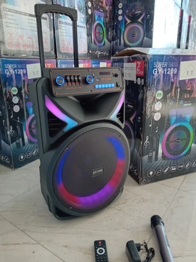 KARAOKE ZVUCNIK 12 2000 W BEŽIČNI MIKROFON