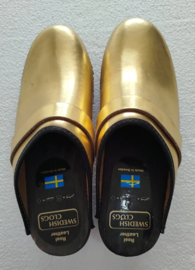 Klompe švedske Swedish Clogs prava koža broj 39